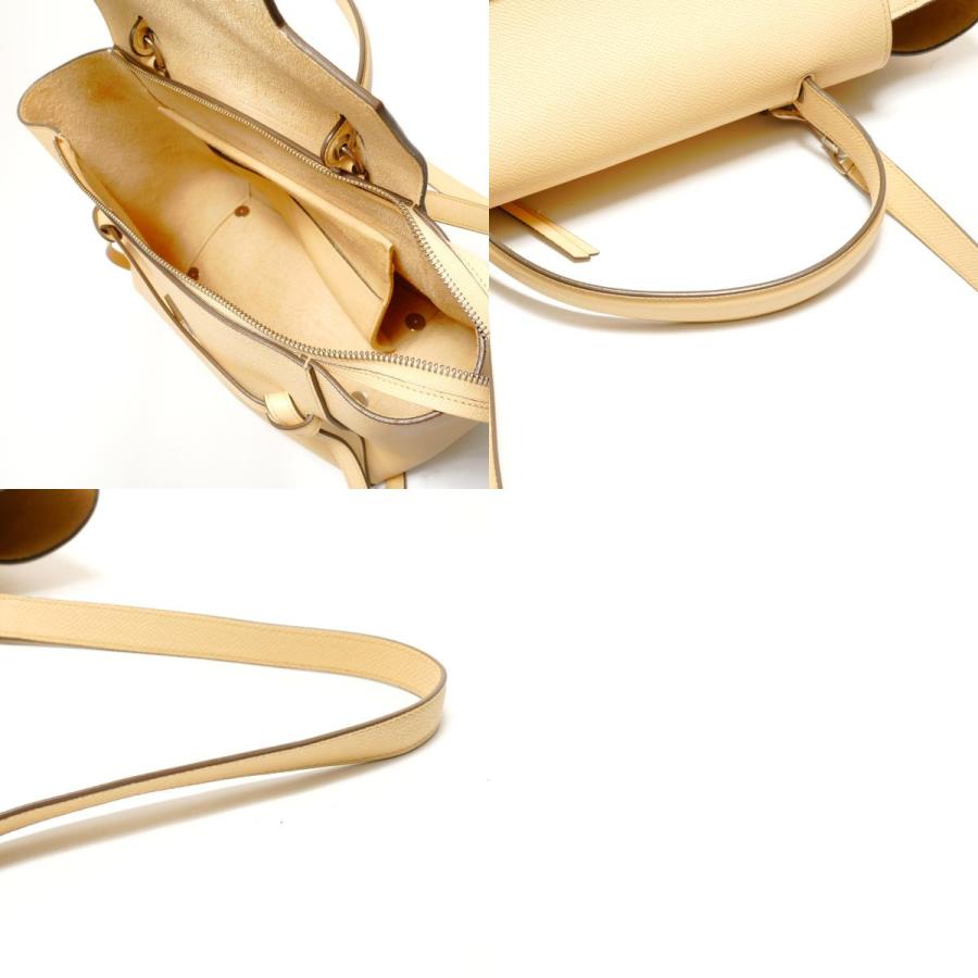 CELINE（セリーヌ） ショルダーバッグ ベルトバッグ イエロー【中古 
