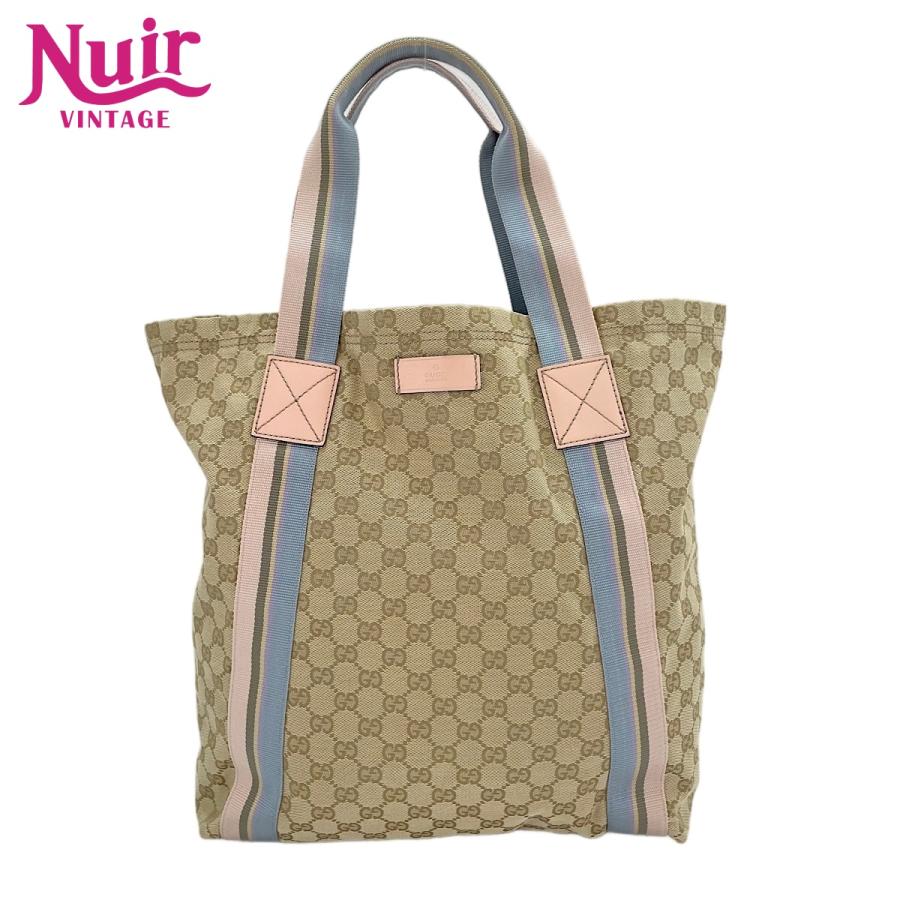 GUCCI（グッチ） トートバッグ GGキャンバス ベージュ【中古】 : NUIR 