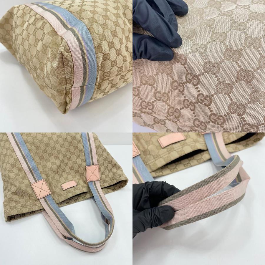 GUCCI（グッチ） トートバッグ GGキャンバス ベージュ【中古】 : NUIR 