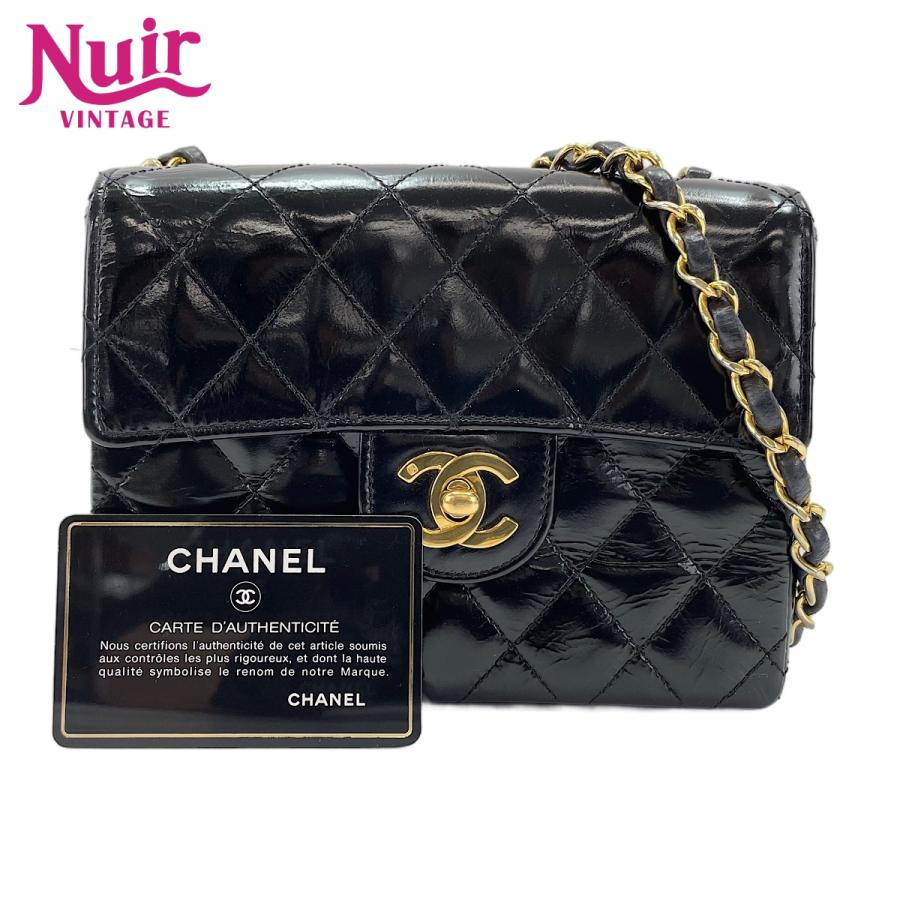CHANEL（シャネル） ショルダーバッグ エナメル マトラッセ ミニ 