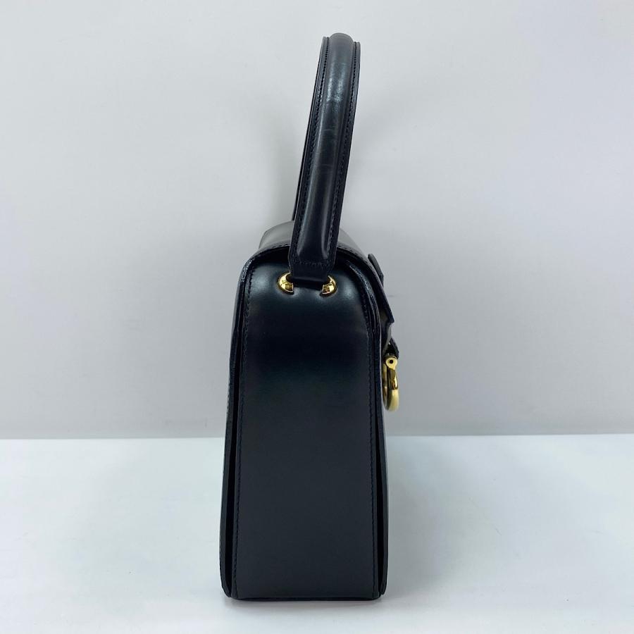CELINE（セリーヌ） ハンドバッグ ガンチーニ ブラック【中古】 : NUIR