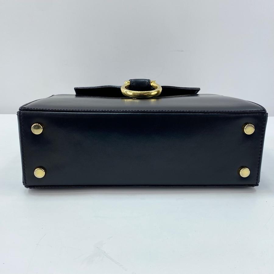CELINE（セリーヌ） ハンドバッグ ガンチーニ ブラック【中古】 : NUIR