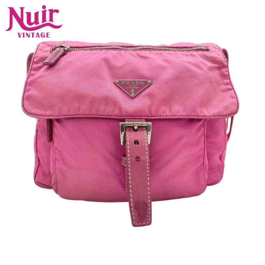 PRADA（プラダ） ショルダーバッグ ピンク【中古】 : NUIR VINTAGE