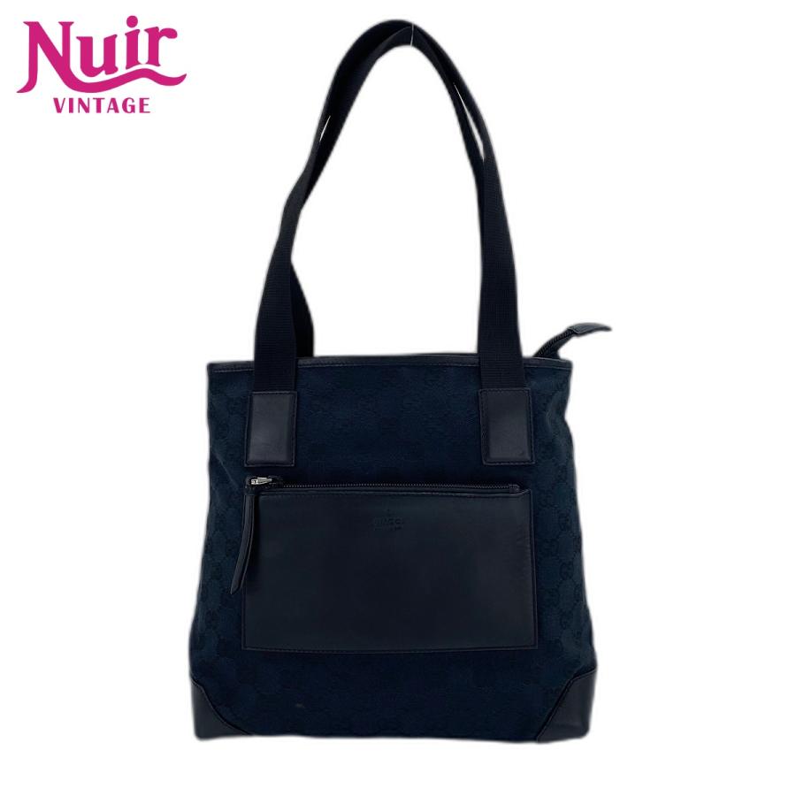 GUCCI（グッチ） トートバッグ ネイビー【中古】 : NUIR VINTAGE 