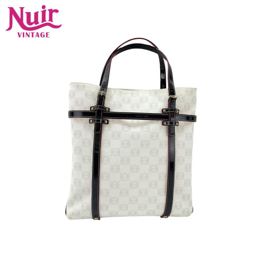 LOEWE（ロエベ） ハンドバッグ アナグラム ホワイト【中古】 : NUIR 