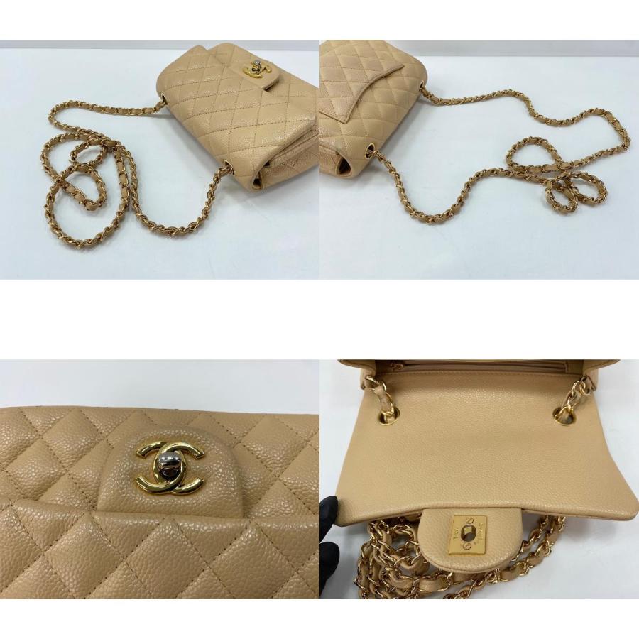 CHANEL（シャネル） ショルダーバッグ ミニマトラッセ ベージュ【中古 