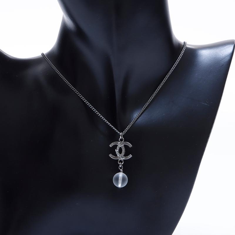 【最終値下げ】 シャネル CHANEL ネックレス ココマーク シルバー【中古】_9