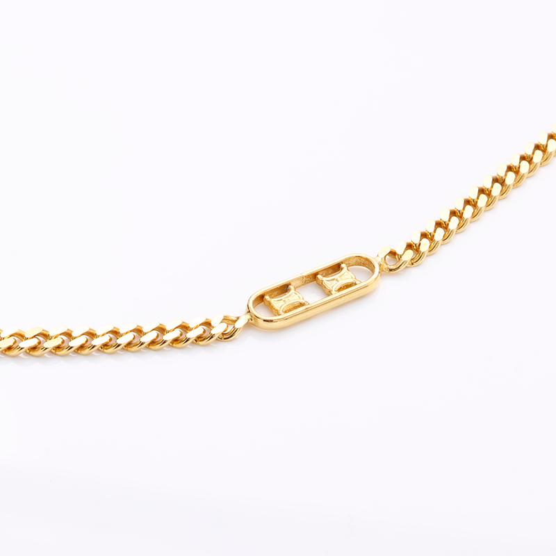 CELINE セリーヌ ネックレス ロング チェーン ゴールド : NUIR