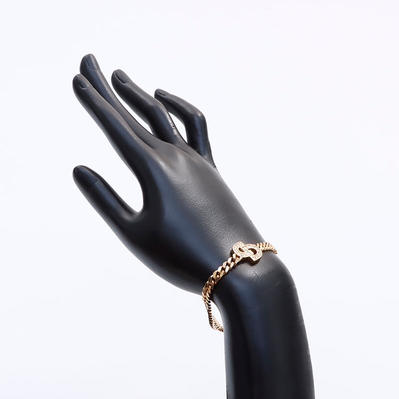 クリスチャンディオール Christian Dior ブレスレット チェーン ゴールド