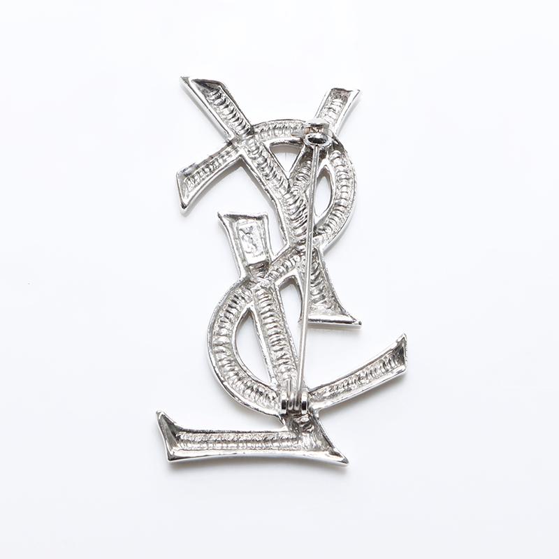  イヴサンローラン ブローチ シルバー ピン ヴィンテージ 485 YSL イヴサンローラン ブローチ シルバー ピン ヴィンテージ 485