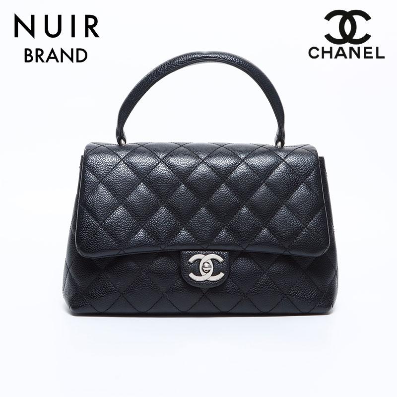CHANEL シャネル ハンドバッグ 11番台 キャビアスキン ケリー型 CHANEL シャネル ハンドバッグ 11番台 キャビアスキン ケリー型
