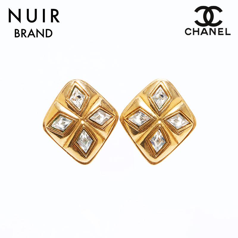 CHANELイヤリング　正規品 CHANEL（シャネル） ココマーク スイング イヤリング フェイクパール