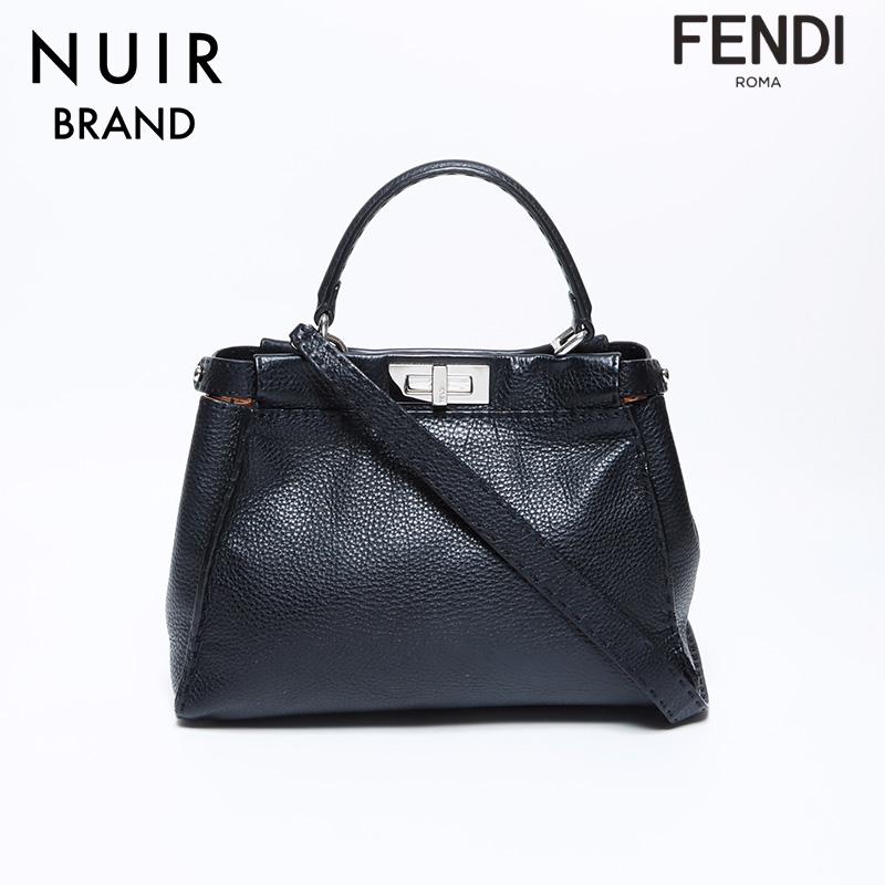 FENDI フェンディ ショルダーバッグ ピーカブー シルバー金具 FENDI フェンディ ショルダーバッグ ピーカブー シルバー金具