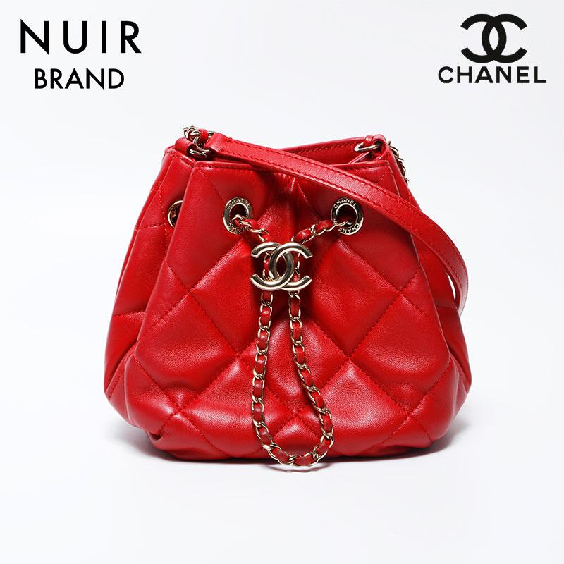 CHANEL シャネル ショルダーバッグ 29番台 ラムスキン 巾着 ミニ 