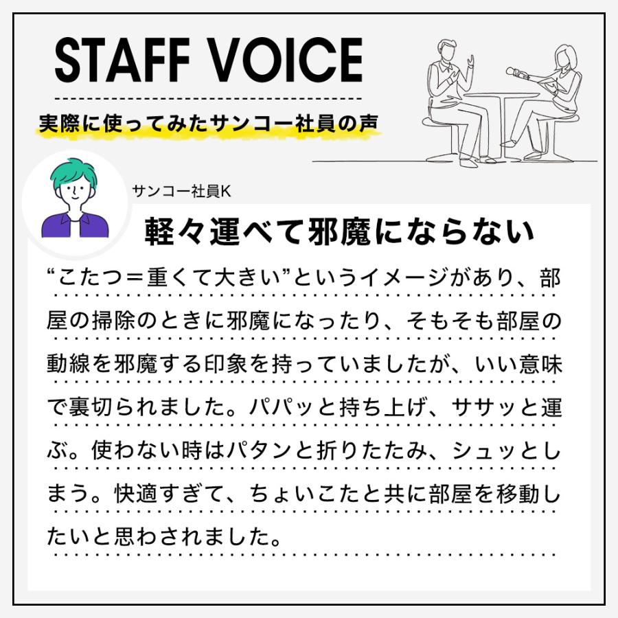 THANKO サンコー おひとり様用こたつ ちょいこた 1人用 こたつ