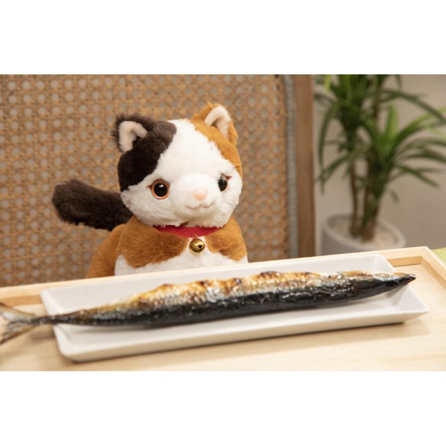 こんにちニャン！みけねこミミコ 音声認識 ぬいぐるみ グッズ 一人暮らし 高齢者 プレゼント 電池付 贈り物  爆買の画像