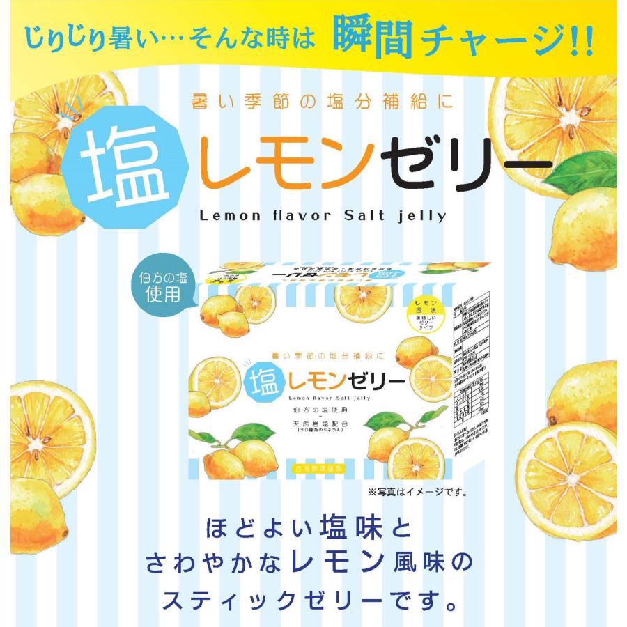 31日限定クーポンで￥300OFF】塩レモンゼリー 塩分補給 塩分