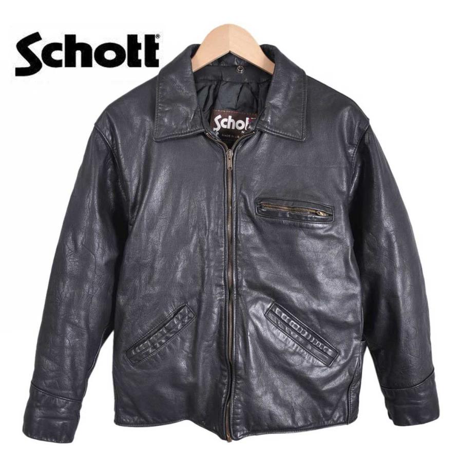 Schott N.Y.C USA製 / SCHOTT ショット レザージャケット キルティング 