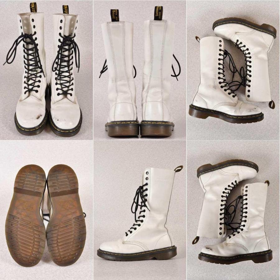 Dr.Martens（ドクターマーチン） 14ホールブーツ ホワイト レザー UK5