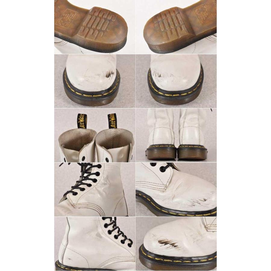 Dr.Martens ドクターマーチン 14ホール アイボリー UK5 Dr.Martens（ドクターマーチン） 14ホールブーツ ホワイト レザー UK5