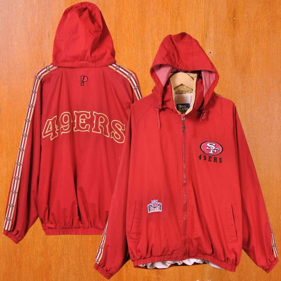 NFL サンフランシスコ49ers フード付きジャンパー east point NFL サンフランシスコ49ers フード付きジャンパー east point - メルカリ