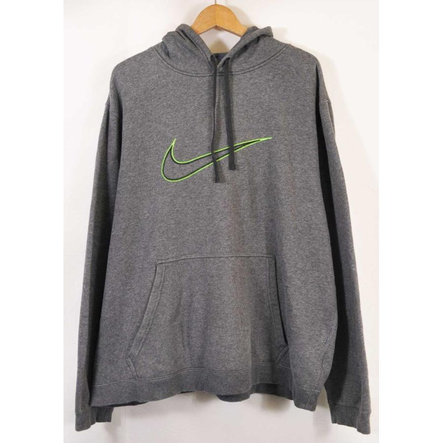 NIKE（ナイキ） ビッグサイズ プルオーバー スウェット パーカ グレー