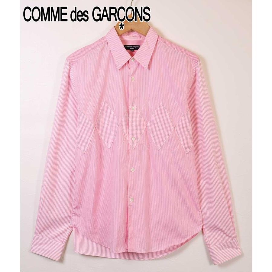 COMME des GARÇONS HOMME HOMME 長袖シャツ ピンク COMME des GARCONS（コムデギャルソン） オム コットン 長袖シャツ