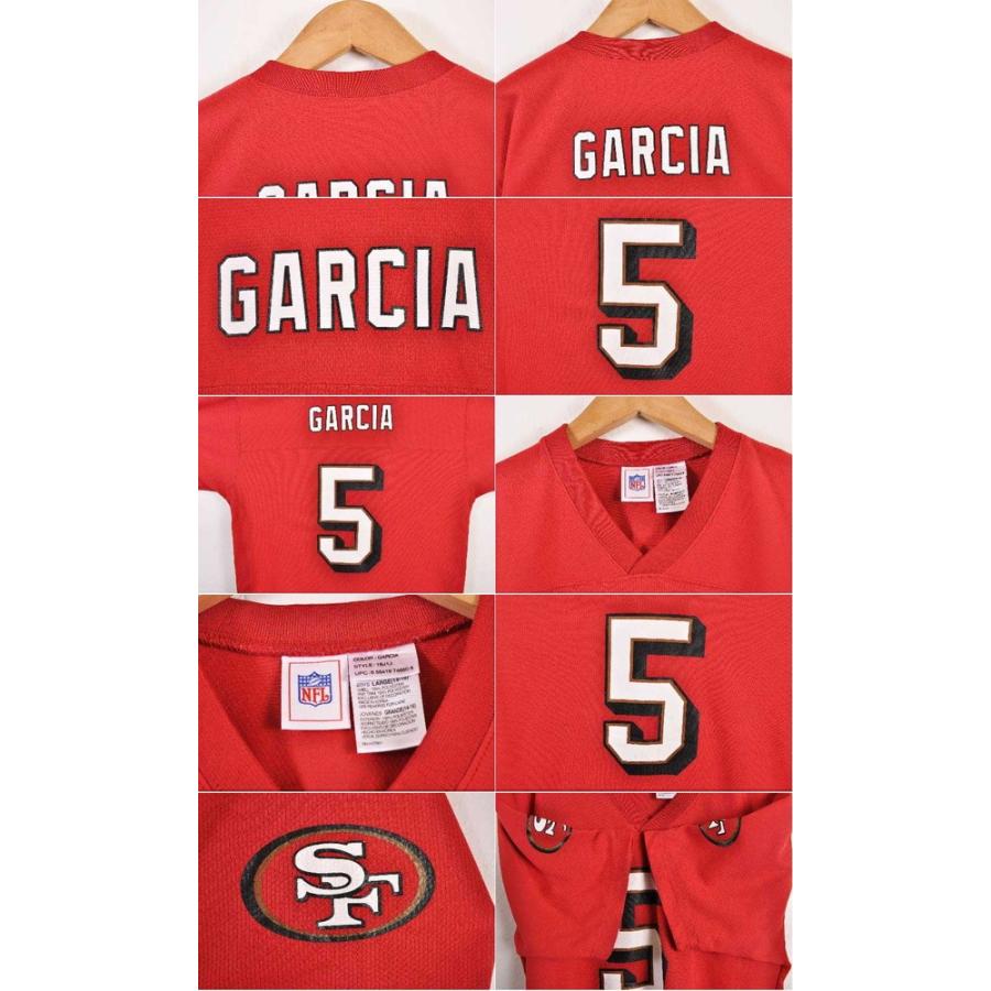 NFL APPAREL サンフランシスコ・49ers フットボールシャツ ユニフォーム レディースL相当｜penguintripper2｜03