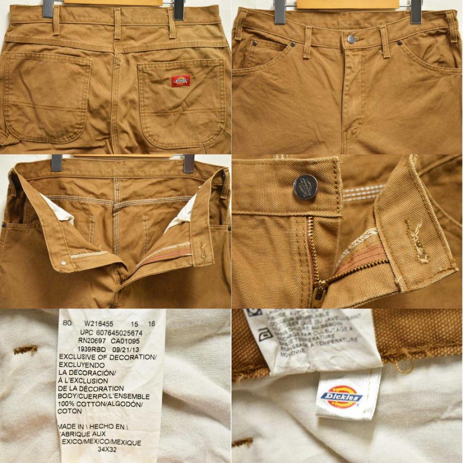 Dickies ワークパンツ ペインターパンツ ベージュ ブラウン ダック地