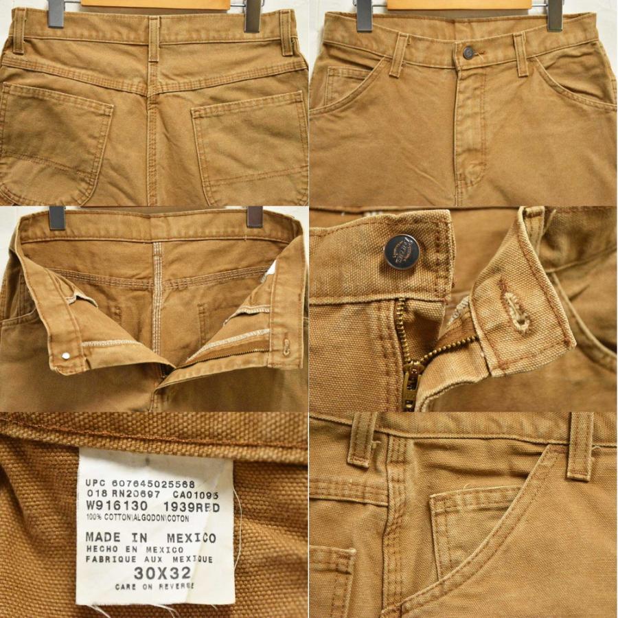 極太90s DICKIES W34 ダック地ダブルニー バギーペインターパンツ 極太90s DICKIES W34 ダック地ダブルニー バギーペインターパンツ