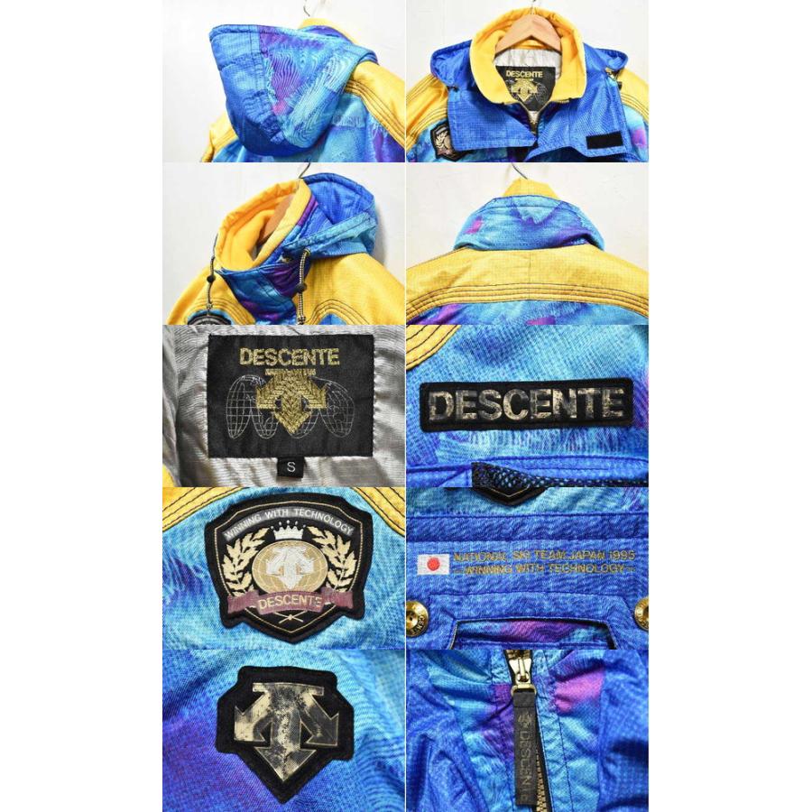 DESCENTE ヴィンテージ デサント スキーウェアフード付き DESCENTE ヴィンテージ デサント スキーウェアフード付き