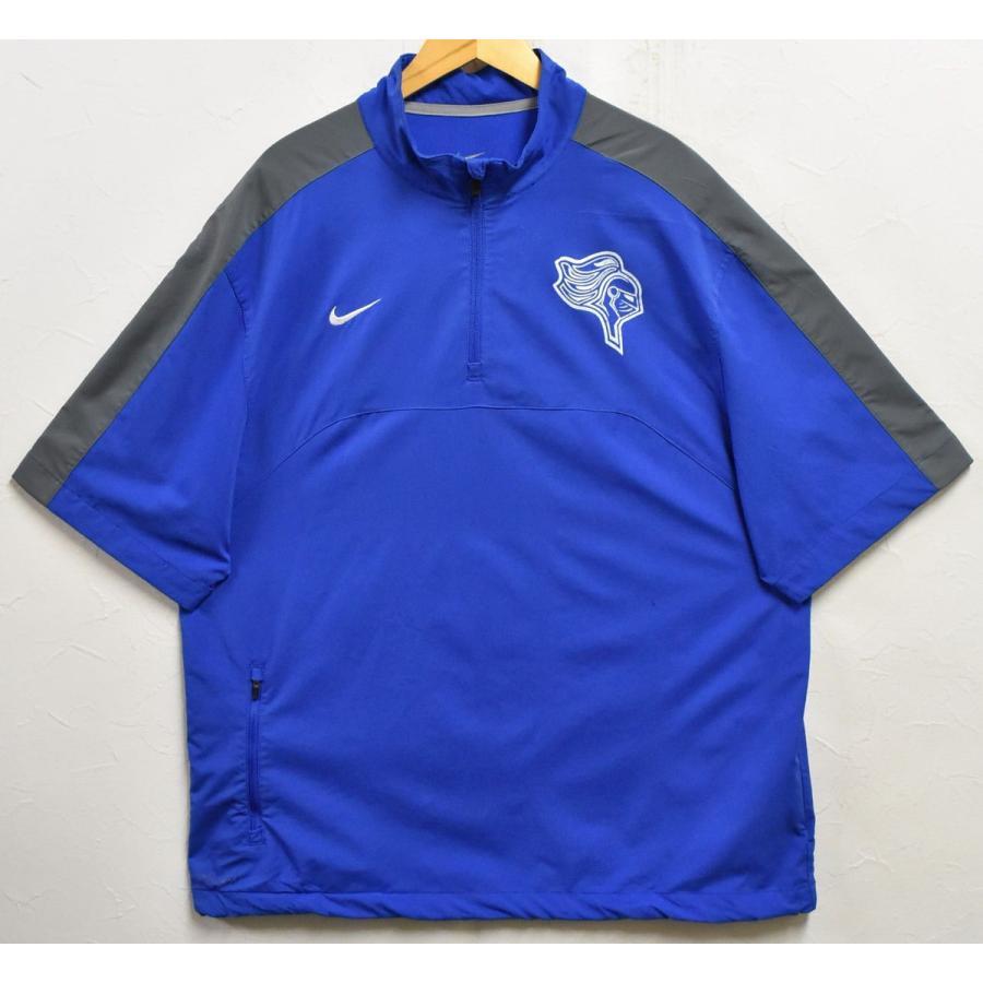 NIKE（ナイキ） ビッグサイズ DRI-FIT カレッジ系 半袖 ハーフジップ 