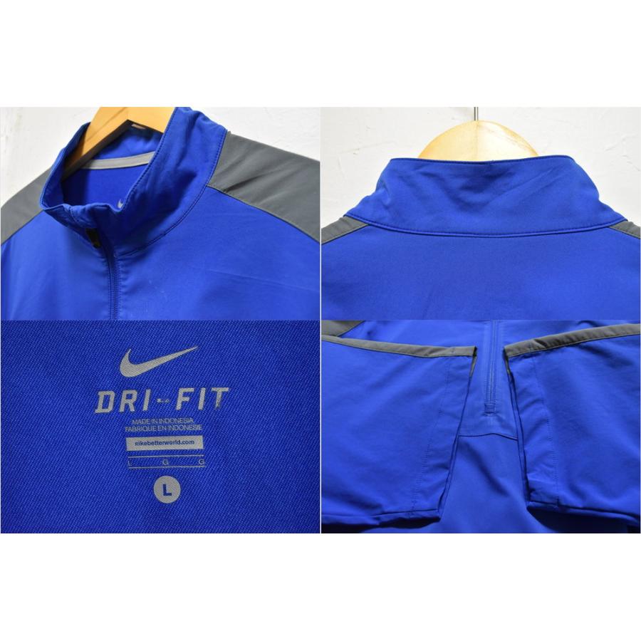 NIKE（ナイキ） ビッグサイズ DRI-FIT カレッジ系 半袖 ハーフジップ 