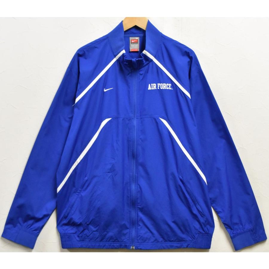 【希少・美品】 NIKE スポーツウェア ナイロンジャケットSフォロー割 NIKE（ナイキ） ビッグサイズ エアフォース フルジップナイロン