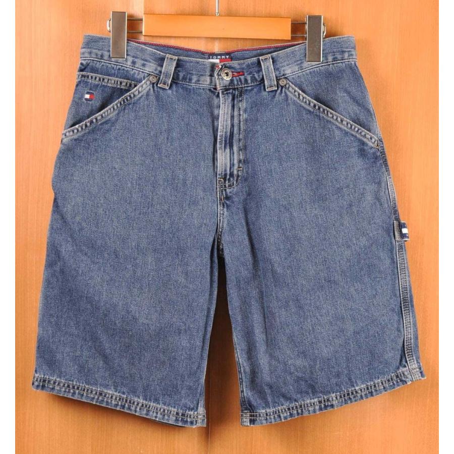 トミーヒルフィガー TOMMY HILFIGER デニムハーフパンツ ショーツ ペインター デニムブルー W30相当 :1940030365-200414:古着雑貨ペンギントリッパー2号店 通販 トミーフィルフィガー デニムハーフパンツ
