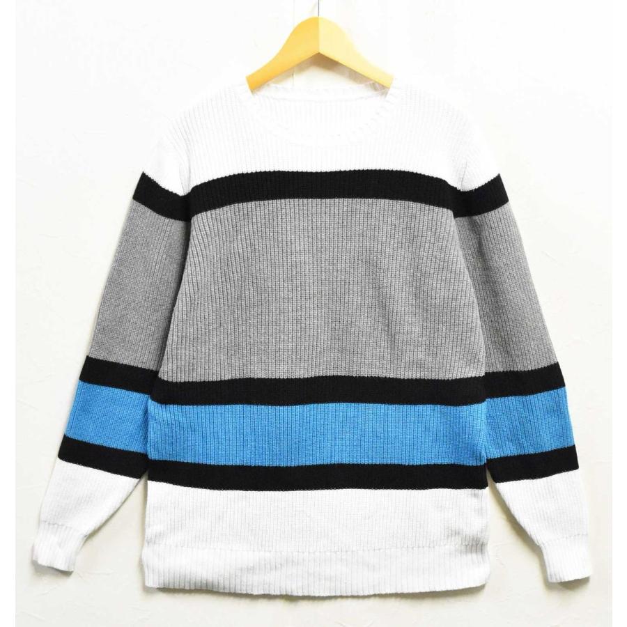 SOPHNET. ソフネット 長袖 コットン ニット セーター ホワイト  