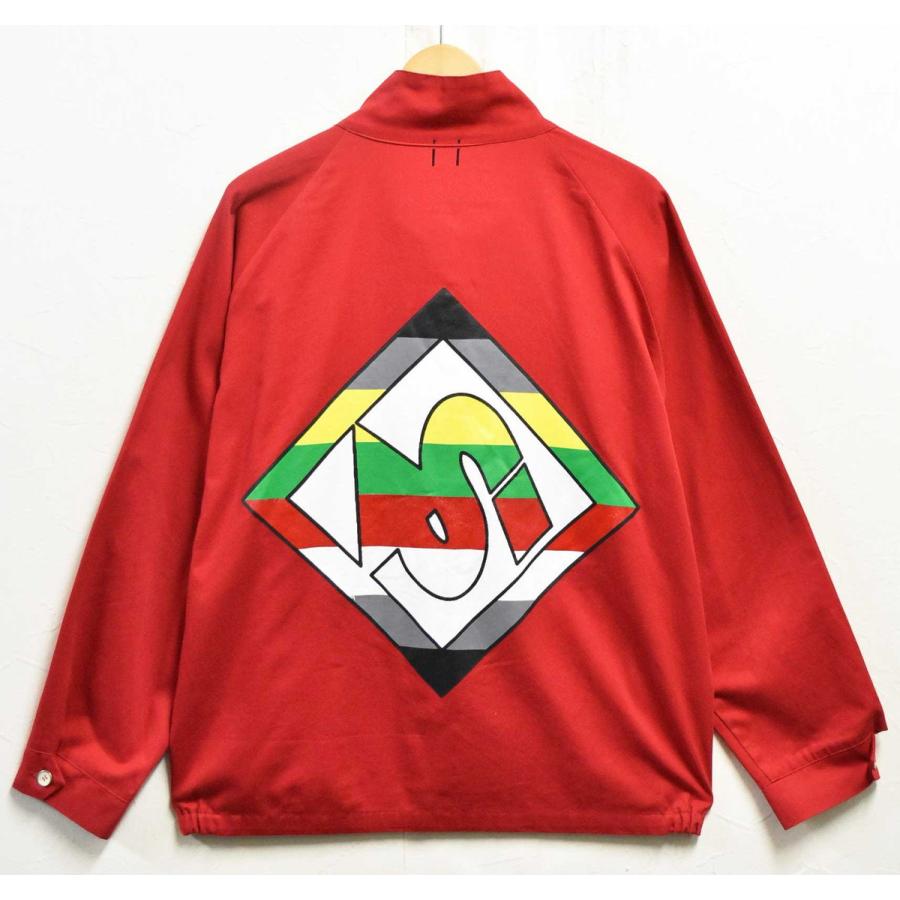 メゾンドシャンティ　MAISON DE SHANTI　ジャンパー　カットソー2点 SHANTii シャンティ スタンドカラージャケット ブルゾン レッド メンズ