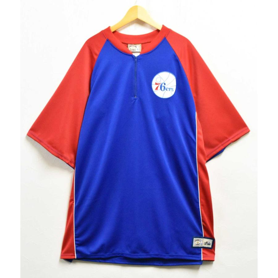 NBA 76ers マジェスティック　シャツ 90s マジェスティック NBA 76ers フィラデルフィア・セブンティ