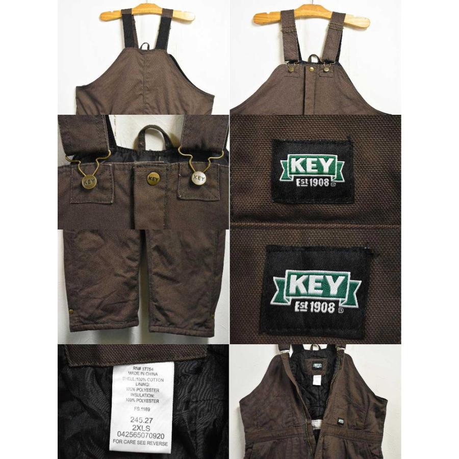 ビッグサイズ KEY キルティングライナー コットンダック ワーク 