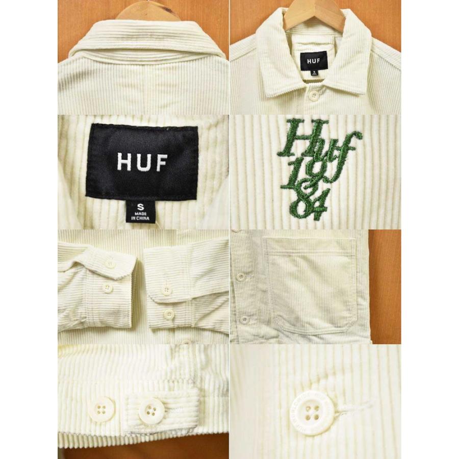 HUF 未使用品 展示品 ハフ 1984 CORD SHIRT コーデュロイ