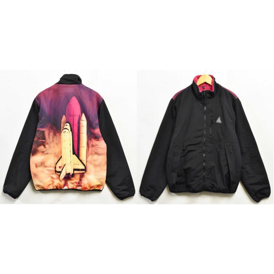 HUF 未使用 展示品 CRISIS REVERSIBLE JACKET リバーシブル ナイロン 