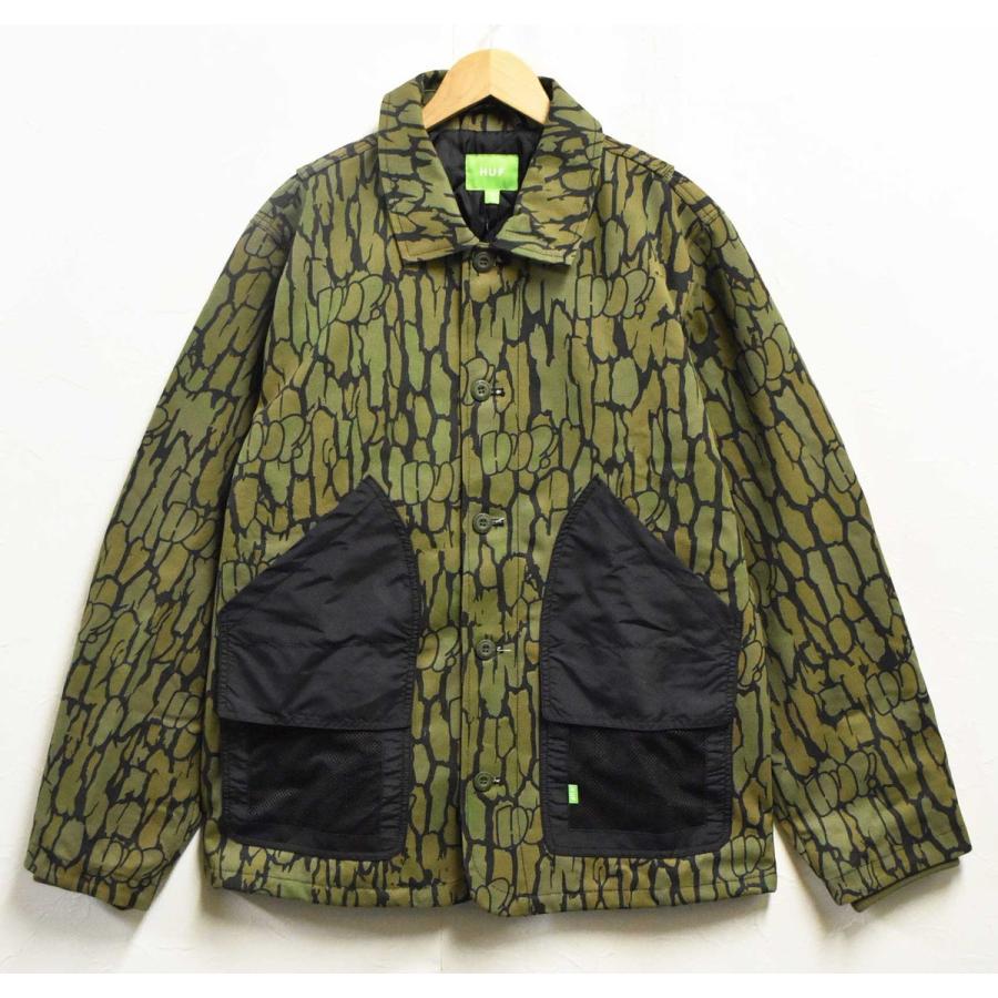 HUF 未使用品 展示品 ハフ HUDSON CAMO WORK JACKET ワークジャケット 