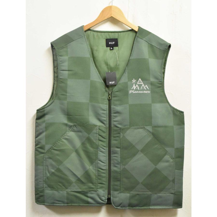 新品　未使用品　ハフ　HUF 中綿　ナイロン　ベスト HUF 未使用品 展示品 ビッグサイズ ハフ 中綿 ナイロンベスト