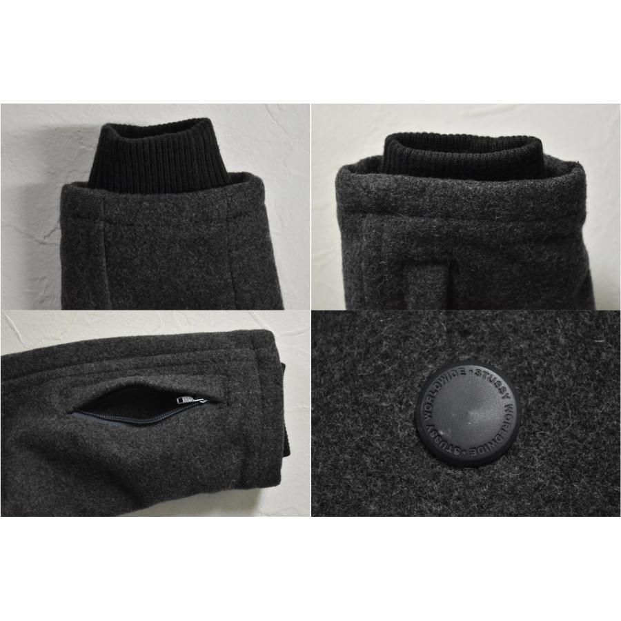 STUSSY（ステューシー） Pコート ピーコート ウール ダークグレー