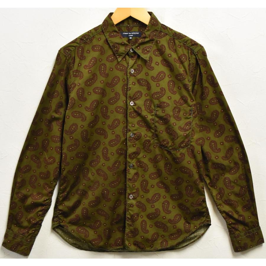 comme des gascons HOMME 2000 異質パターンシャツ COMME des GARCONS HOMME AD2006 2000年代 コム・デ・ギャルソン オム