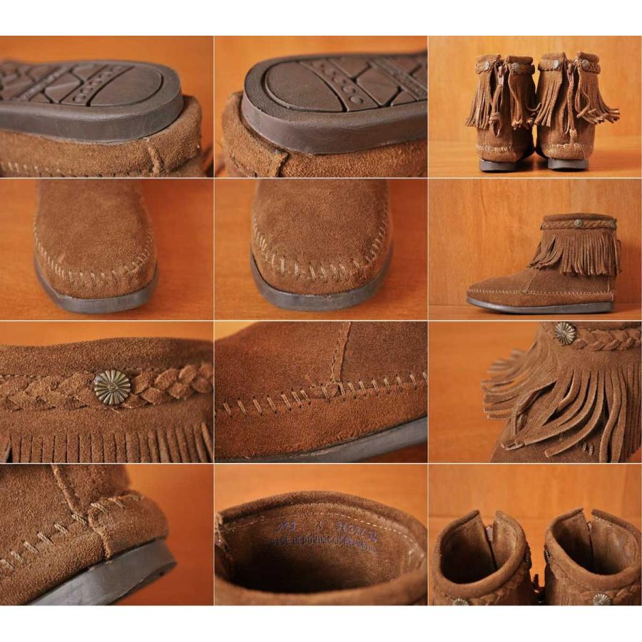 Minnetonka MINNETONKA ミネトンカ フリンジ付 モカシンブーツ Minnetonka MINNETONKA ミネトンカ フリンジ付 モカシンブーツ