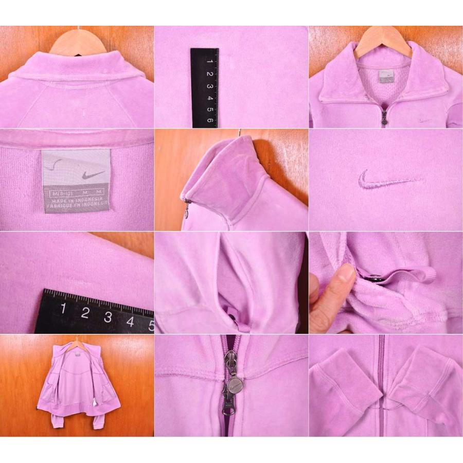 NIKE（ナイキ） ベロア ジャージ ライトピンクパープル レディースM