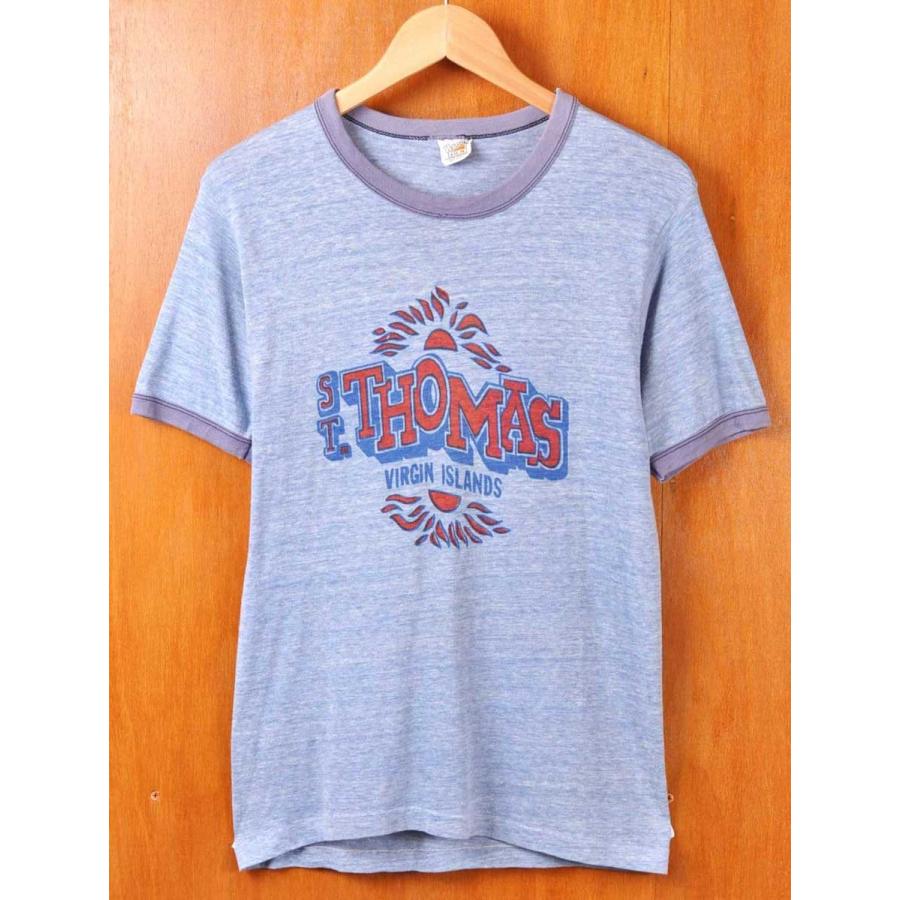 ヴィンテージ 70年代 USA製 Hanes セントトーマス島 スーベニア 半袖 