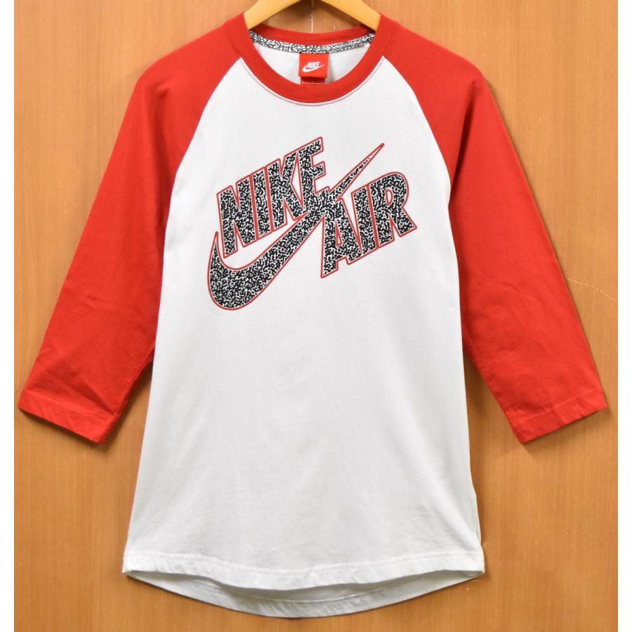 NIKE デッドストック 2014年製 ナイキ ラグランTシャツ 七分袖