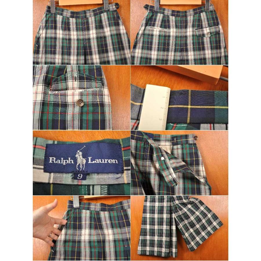ポロラルフローレン プリーツスカート チェック グリーン POLO RALPH LAUREN KIDS チェック プリーツスカート | グリーン